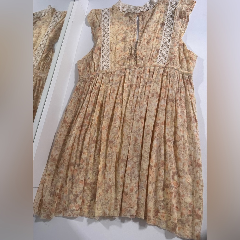 Mini summer dress, floral